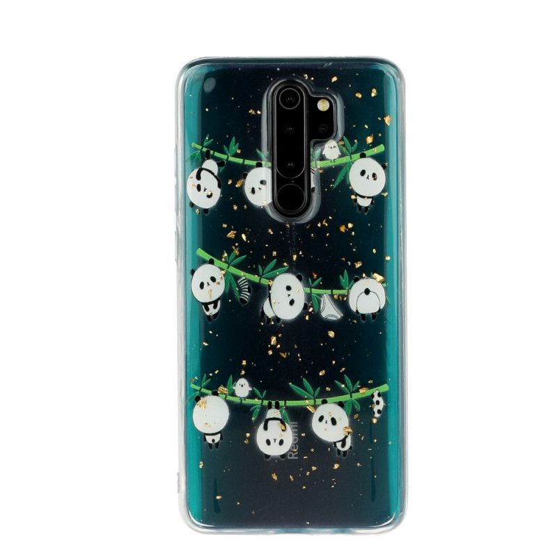 Etui Xiaomi Redmi Note 8 Pro Pandy Na Sznurku Etui Ochronne