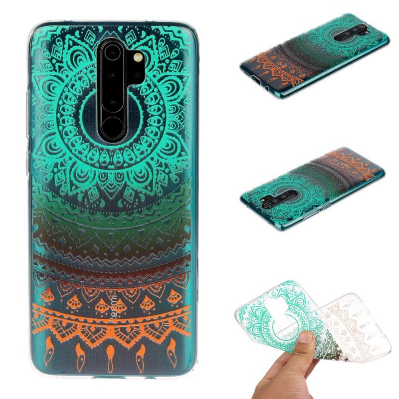 Etui Xiaomi Redmi Note 8 Pro Przezroczysta Kolorowa Mandala