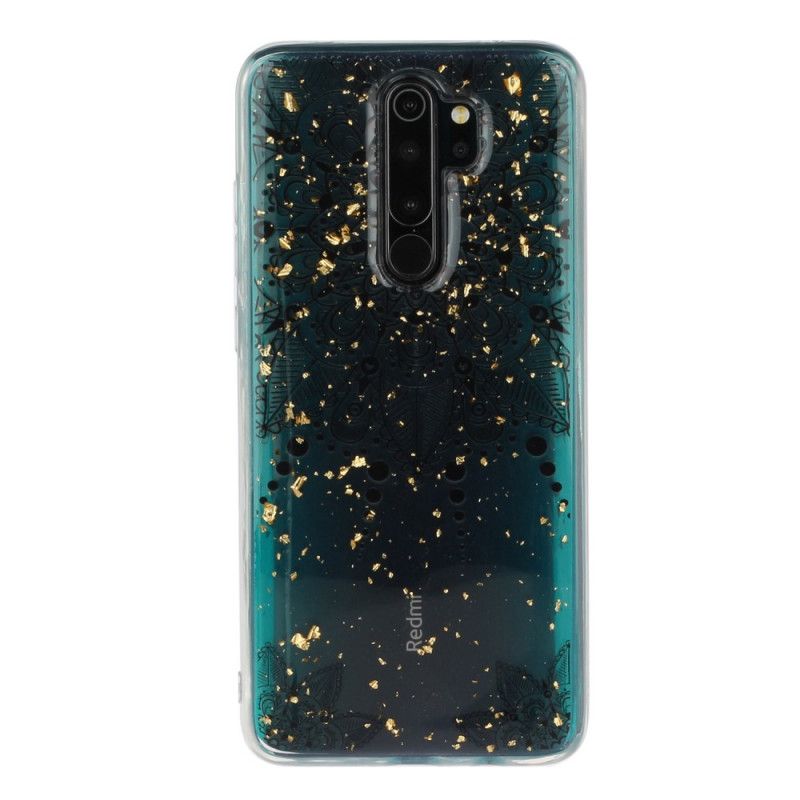 Etui Xiaomi Redmi Note 8 Pro Przezroczysta Szara Mandala