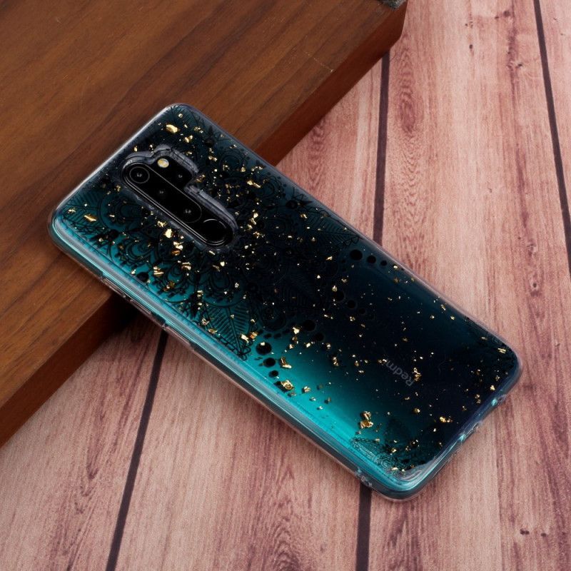 Etui Xiaomi Redmi Note 8 Pro Przezroczysta Szara Mandala