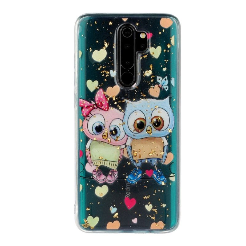 Etui Xiaomi Redmi Note 8 Pro Słodkie Sowy Etui Ochronne