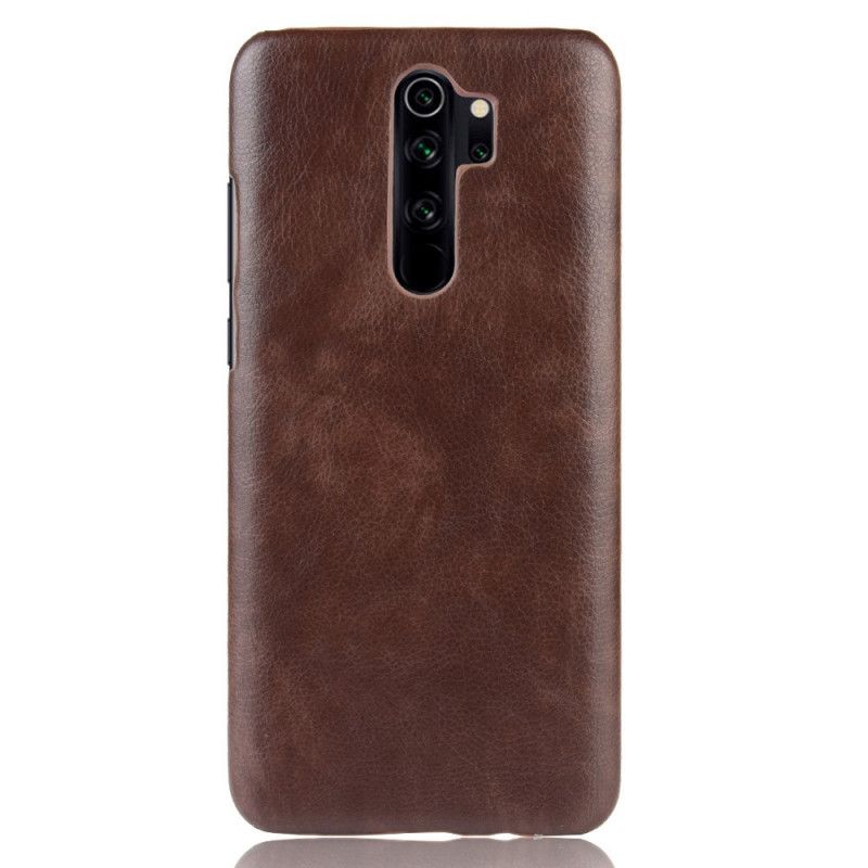 Etui Xiaomi Redmi Note 8 Pro Szary Czarny Efekt Skóry Lychee Performance Etui Ochronne