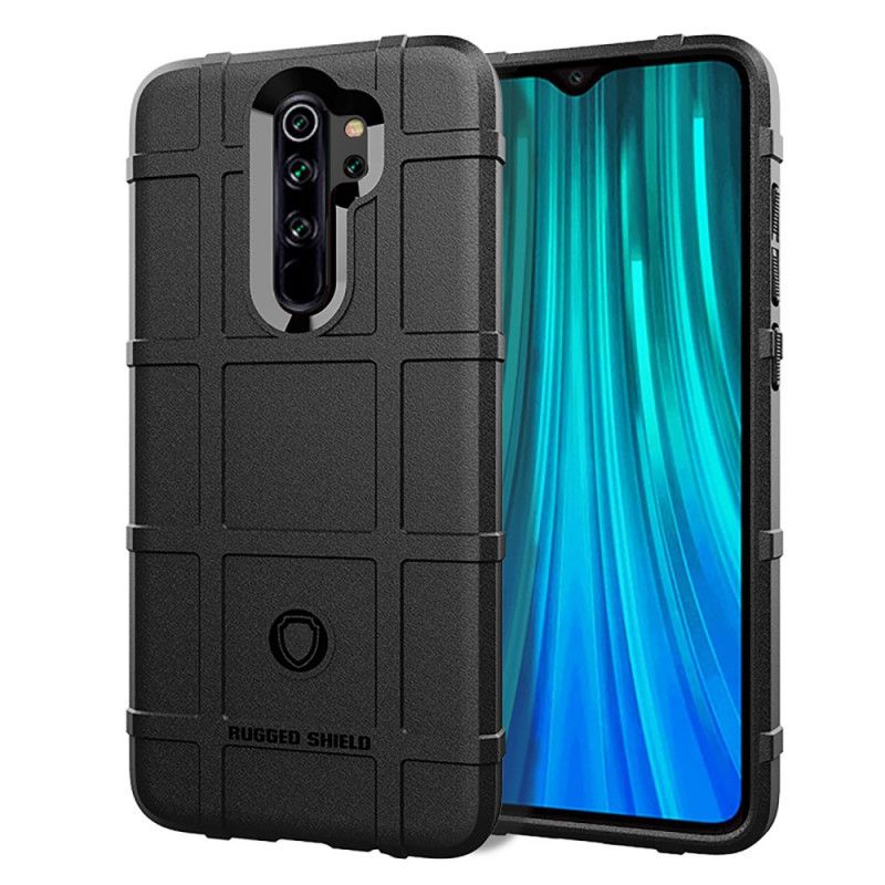 Etui Xiaomi Redmi Note 8 Pro Szary Czarny Wytrzymała Tarcza