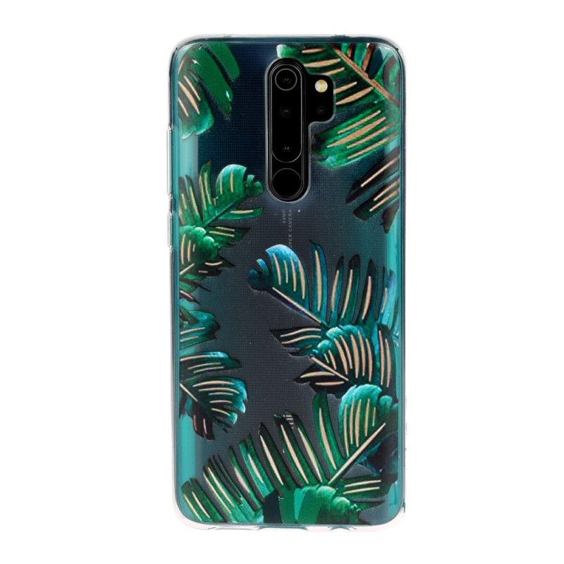 Etui Xiaomi Redmi Note 8 Pro Zielone Liście