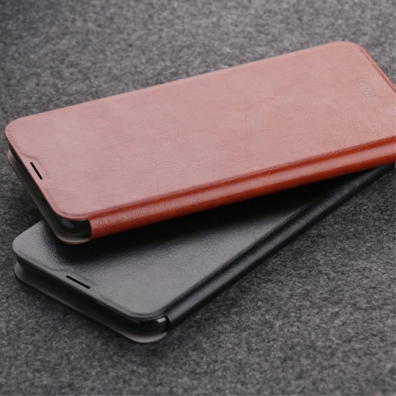 Flip Kotelot Xiaomi Redmi Note 8 Pro Czarny Etui na Telefon Mofi Vintage Classic