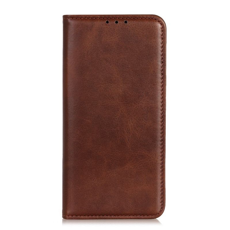 Flip Kotelot Xiaomi Redmi Note 8 Pro Granatowy Czarny Elegancka Dwoina Skórzana