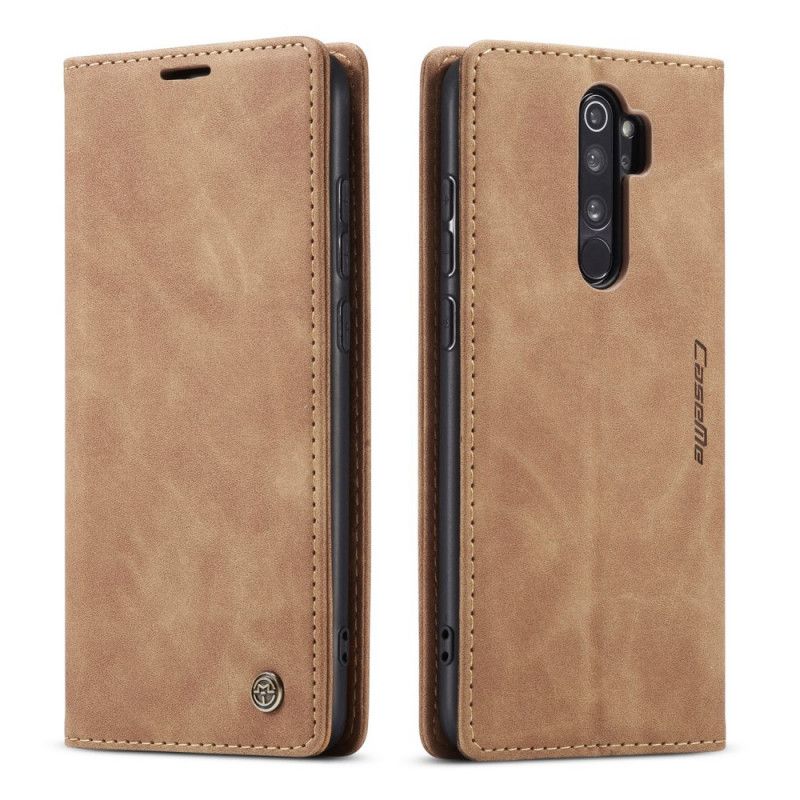 Flip Kotelot Xiaomi Redmi Note 8 Pro Granatowy Czarny Etui Z Imitacji Skóry