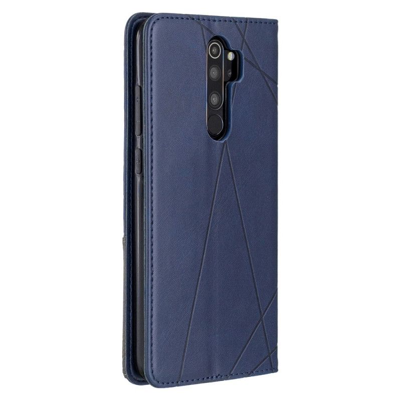 Flip Kotelot Xiaomi Redmi Note 8 Pro Szary Czarny Styl Artysty