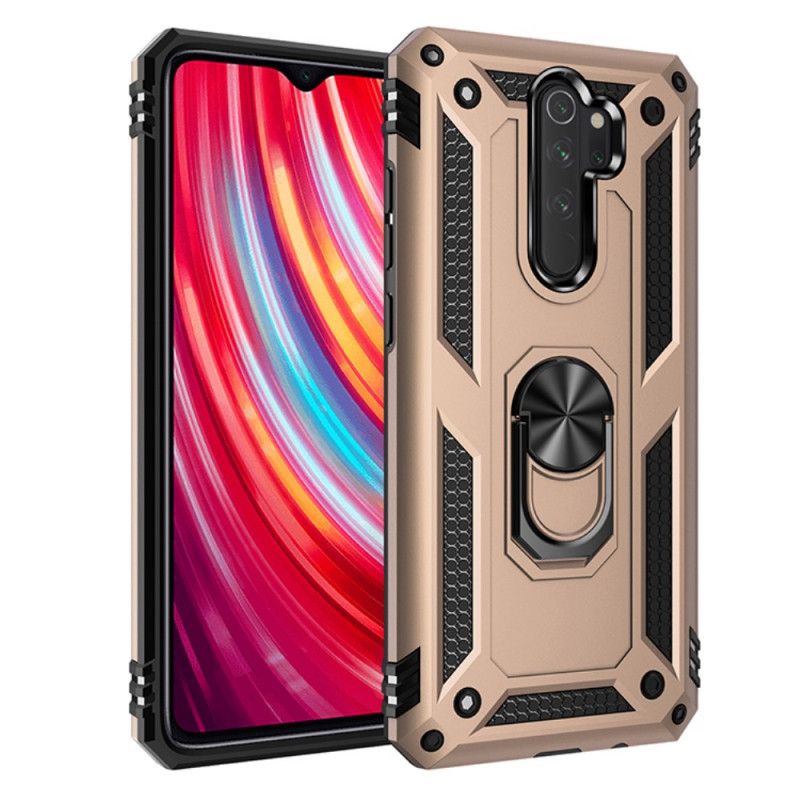 Futerały Xiaomi Redmi Note 8 Pro Czerwony Czarny Pierścień Premium