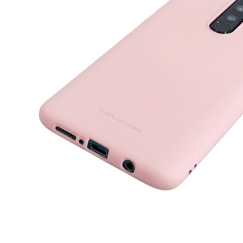 Futerały Xiaomi Redmi Note 8 Pro Czerwony Etui na Telefon Molan Cano