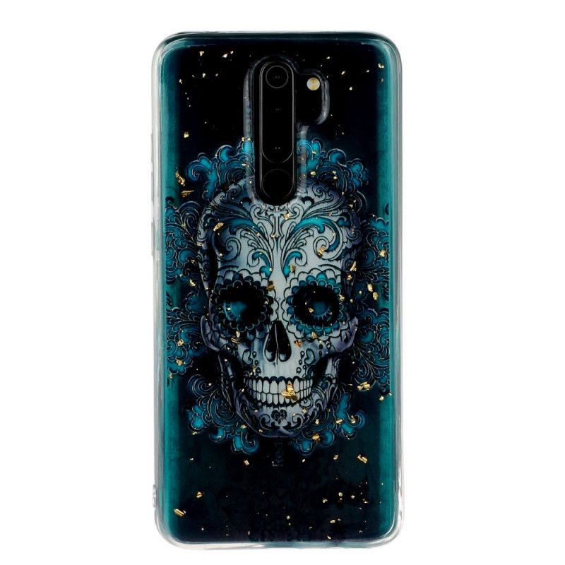 Futerały Xiaomi Redmi Note 8 Pro Etui na Telefon Niebieska Czaszka