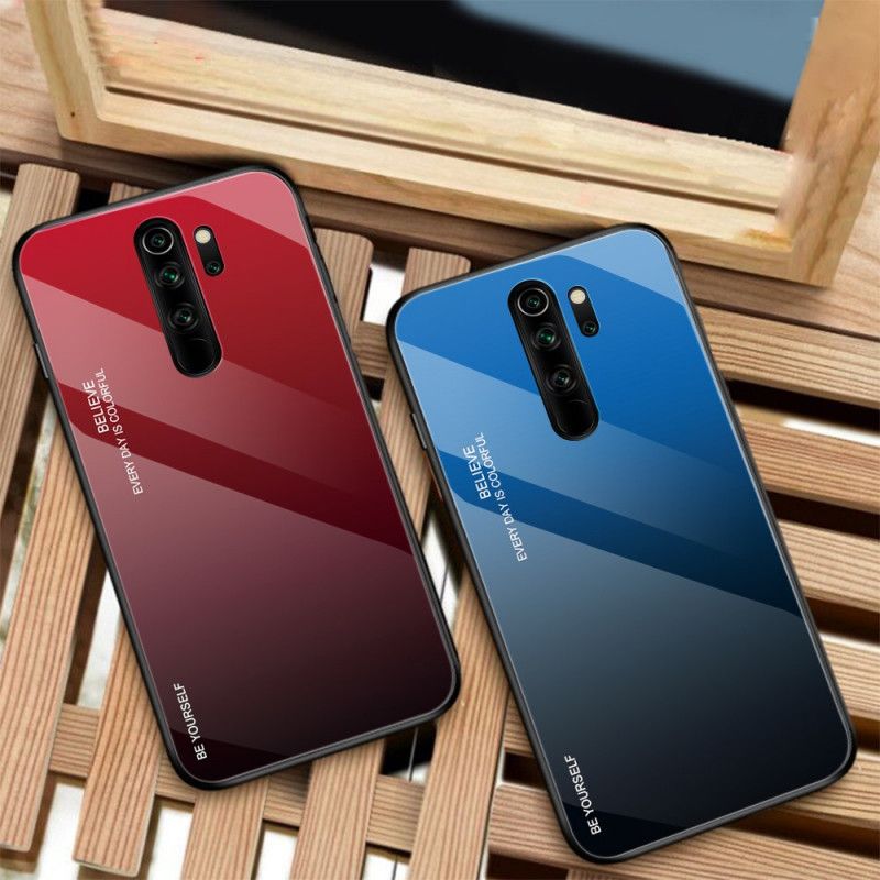 Futerały Xiaomi Redmi Note 8 Pro Magenta Czerwony Kolor Ocynkowany