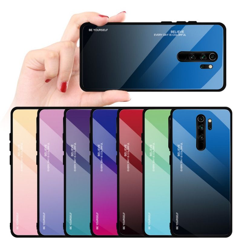 Futerały Xiaomi Redmi Note 8 Pro Magenta Czerwony Kolor Ocynkowany