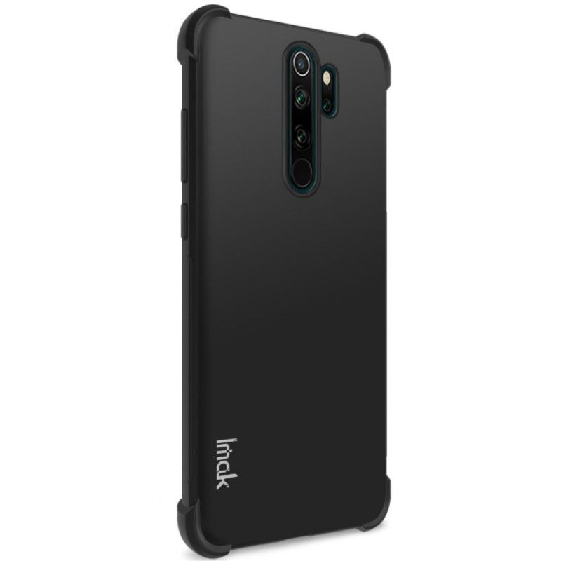 Futerały Xiaomi Redmi Note 8 Pro Szary Czarny Etui na Telefon Imak Czuje Się Na Skórze