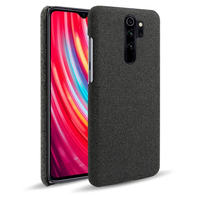 Futerały Xiaomi Redmi Note 8 Pro Szary Czarny Etui na Telefon Szykowna Tkanina Ksq