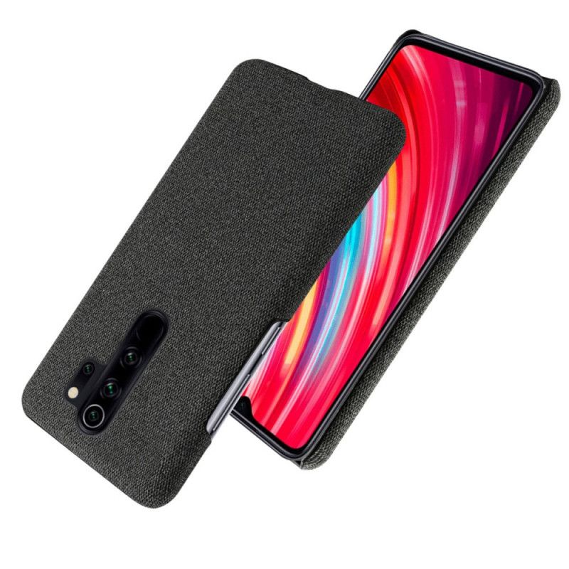 Futerały Xiaomi Redmi Note 8 Pro Szary Czarny Etui na Telefon Szykowna Tkanina Ksq