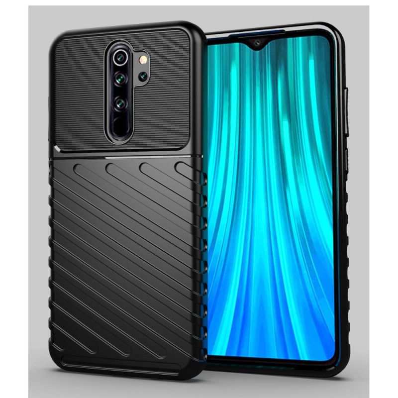 Futerały Xiaomi Redmi Note 8 Pro Zielony Czarny Etui na Telefon Seria Grzmotów