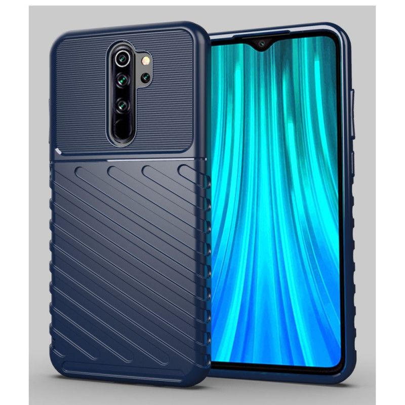 Futerały Xiaomi Redmi Note 8 Pro Zielony Czarny Etui na Telefon Seria Grzmotów