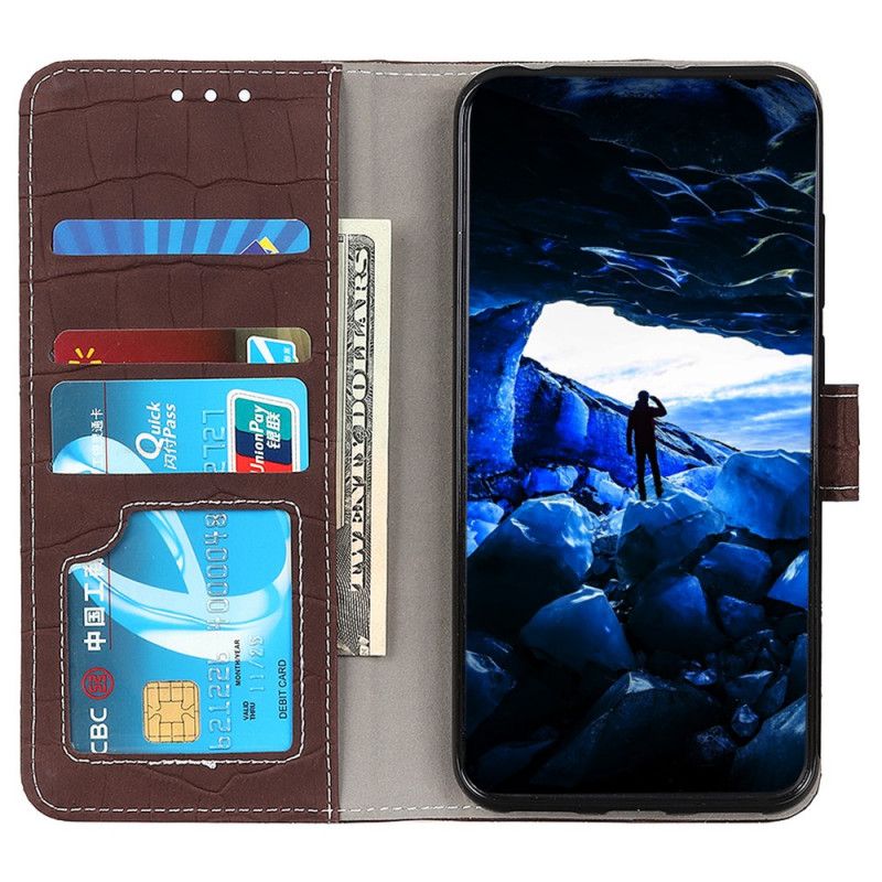 Etui Folio Moto G200 5g Moc Krokodyla