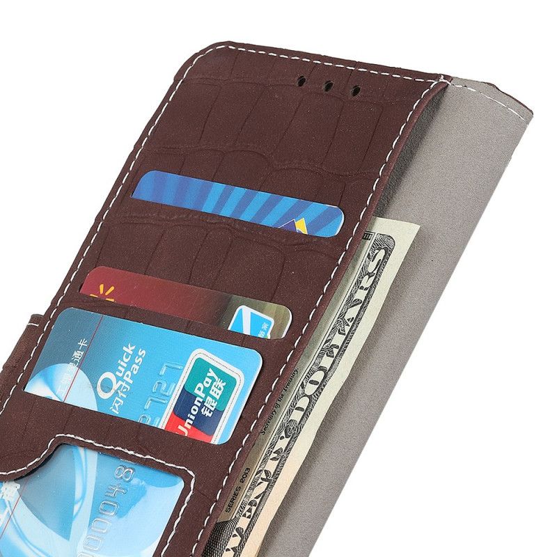 Etui Folio Moto G200 5g Moc Krokodyla