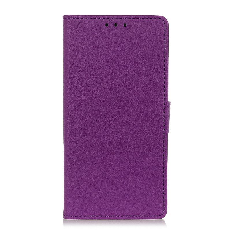 Etui Folio Moto G200 5g Prosty Efekt Skóry Etui Ochronne