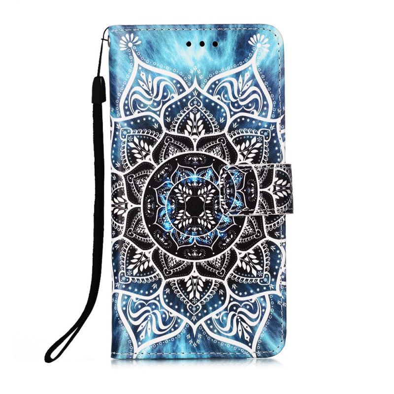 Etui Folio Xiaomi Redmi 9A Czarna Mandala Stringi