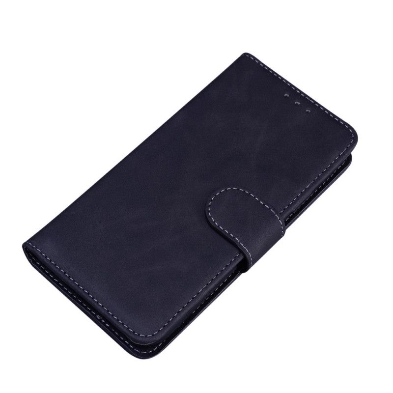 Etui Folio Xiaomi Redmi 9A Czerwony Czarny Imitacja Skóry W Nowych Kolorach Etui Ochronne