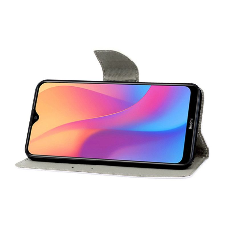 Etui Folio Xiaomi Redmi 9A Kolorowe Stringi W Kwiaty