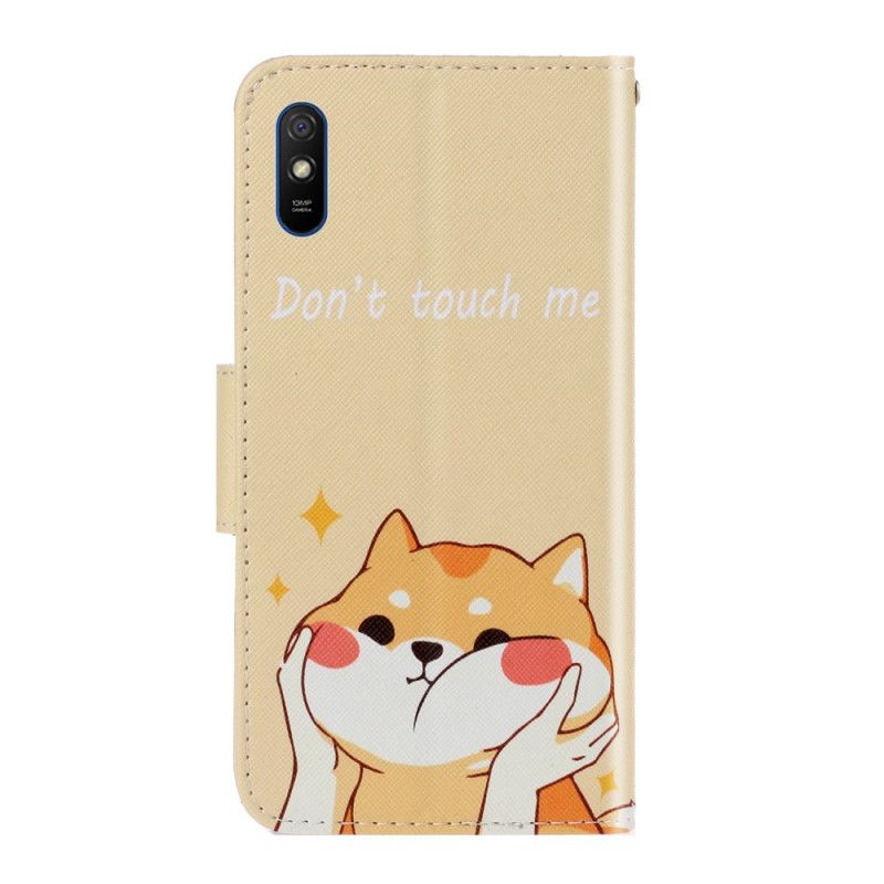 Etui Folio Xiaomi Redmi 9A Kot Nie Dotyka Mnie Stringami Etui Ochronne