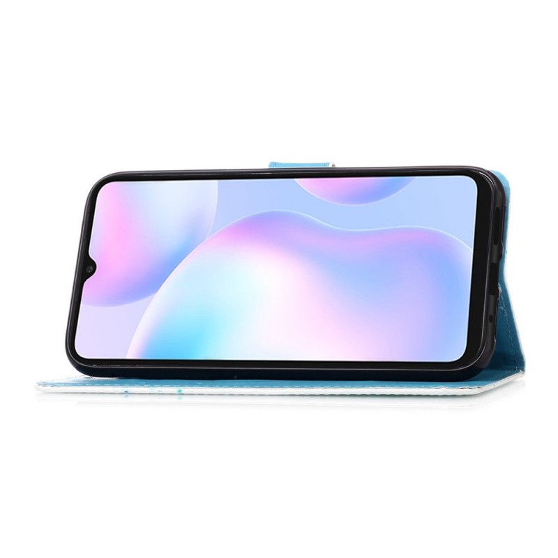 Etui Folio Xiaomi Redmi 9A Pejzaże Rozmyślania Ze Stringami Etui Ochronne