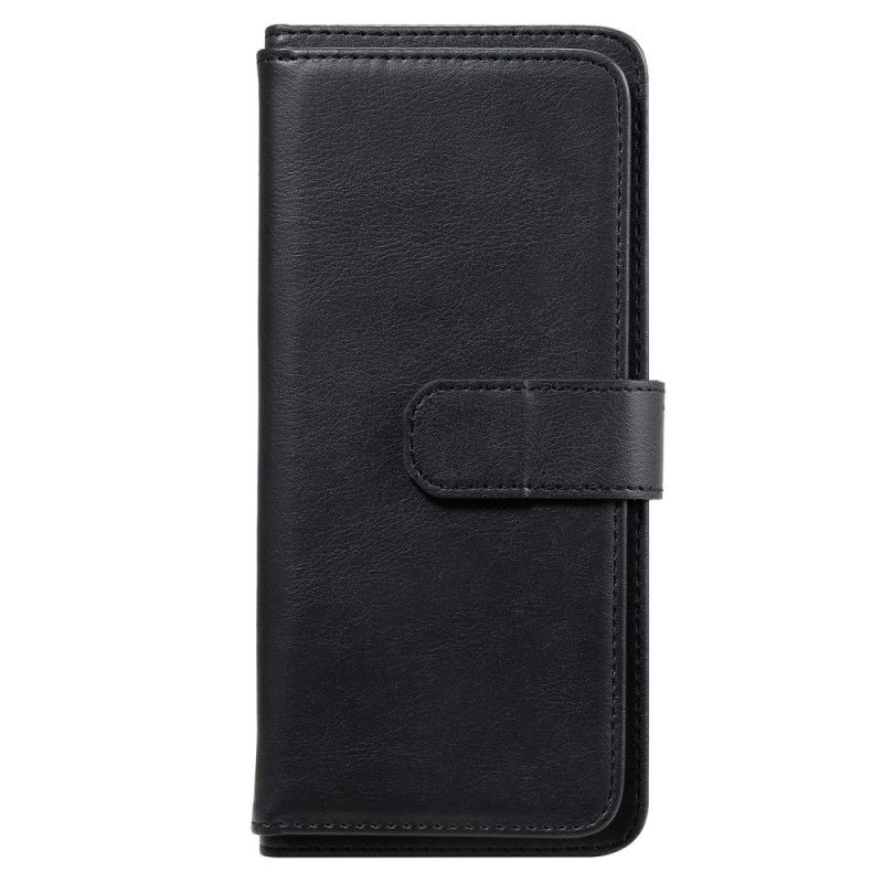 Etui Folio Xiaomi Redmi 9A Zielony Czarny Wielofunkcyjne Etui Na 10 Kart Etui Ochronne