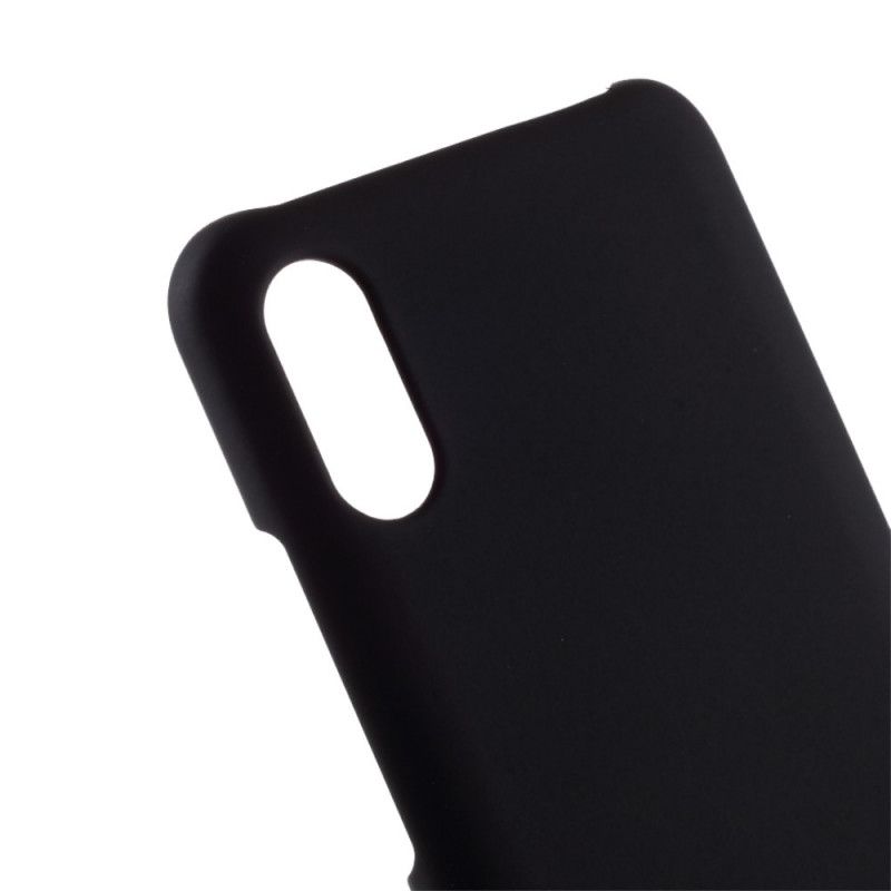 Etui Xiaomi Redmi 9A Biały Czarny Klasyczny Sztywny