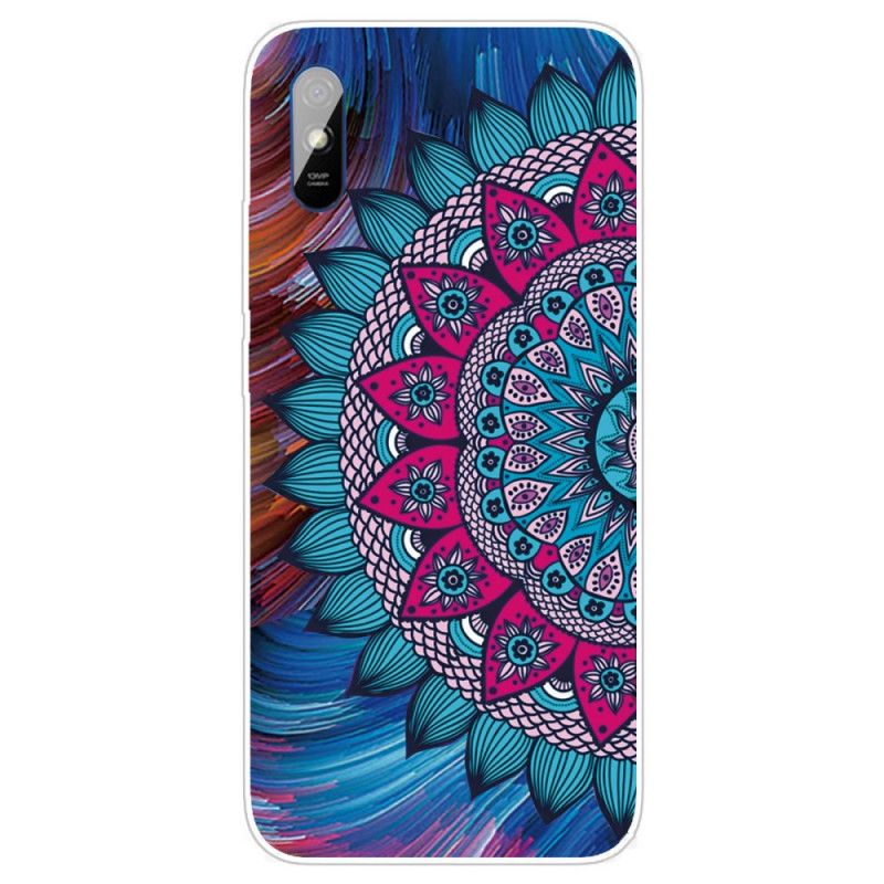 Etui Xiaomi Redmi 9A Kolorowa Mandala Etui Ochronne