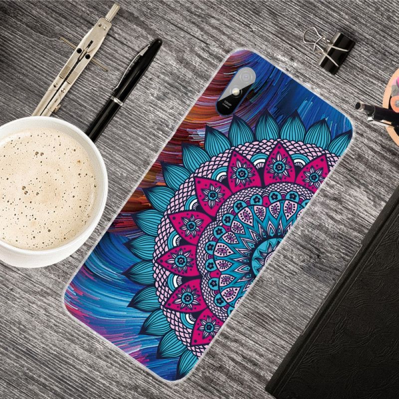 Etui Xiaomi Redmi 9A Kolorowa Mandala Etui Ochronne