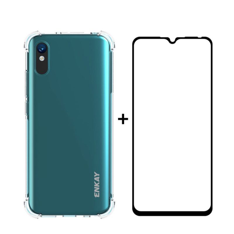 Etui Xiaomi Redmi 9A Kombinacja Skorupy I Szkła Hartowanego Etui Ochronne