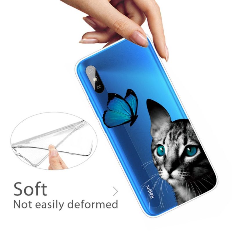 Etui Xiaomi Redmi 9A Kot I Motyl