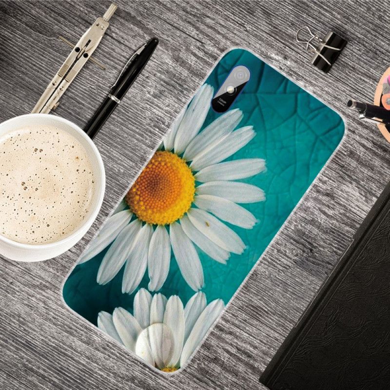 Etui Xiaomi Redmi 9A Stokrotka Etui Ochronne