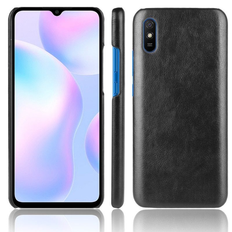 Etui Xiaomi Redmi 9A Szary Czarny Efekt Skóry O Wysokiej Wydajności