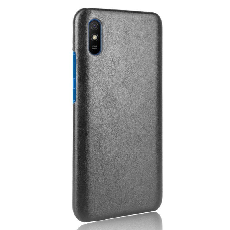 Etui Xiaomi Redmi 9A Szary Czarny Efekt Skóry O Wysokiej Wydajności