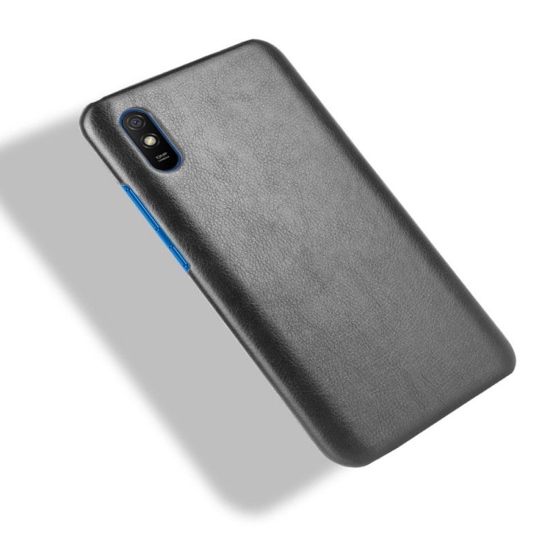 Etui Xiaomi Redmi 9A Szary Czarny Efekt Skóry O Wysokiej Wydajności