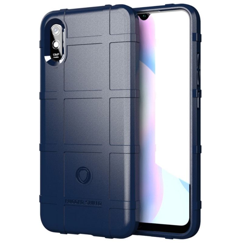 Etui Xiaomi Redmi 9A Szary Czarny Wytrzymała Tarcza