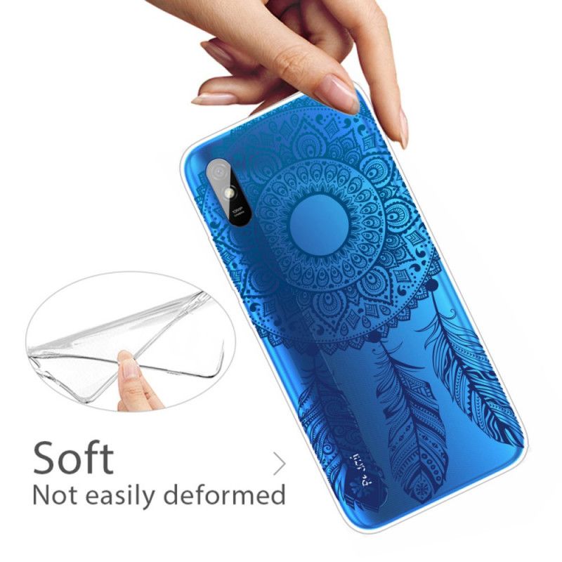 Etui Xiaomi Redmi 9A Wyjątkowa Kwiatowa Mandala Etui Ochronne