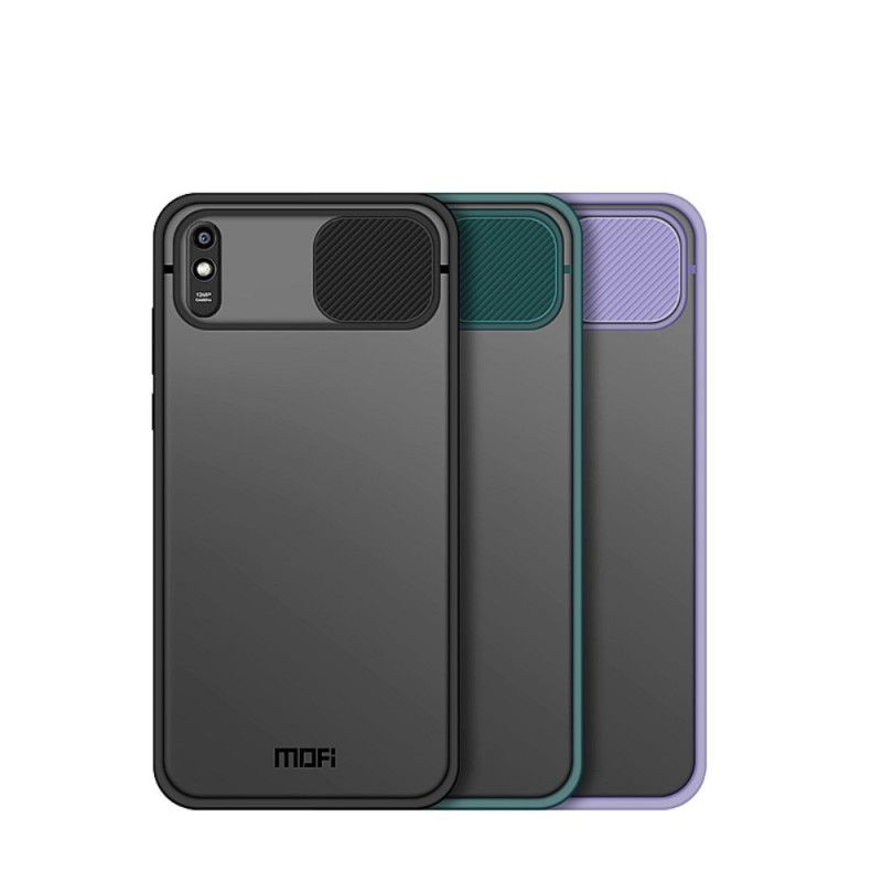 Etui Xiaomi Redmi 9A Zielony Czarny Osłona Modułu Foto Mofi