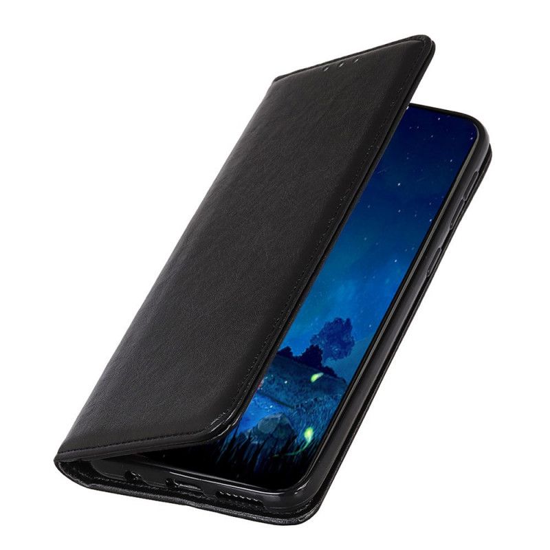 Flip Kotelot Xiaomi Redmi 9A Czerwony Czarny Dwoina Teksturowana Etui Ochronne