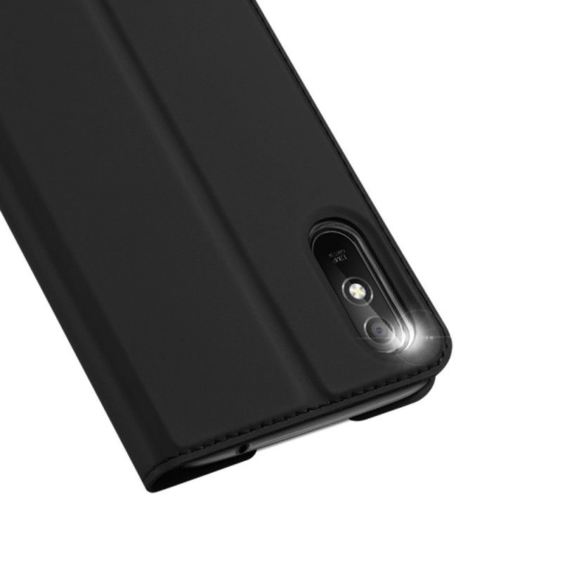 Flip Kotelot Xiaomi Redmi 9A Granatowy Czarny Pro Dux Ducis Skin Etui Ochronne