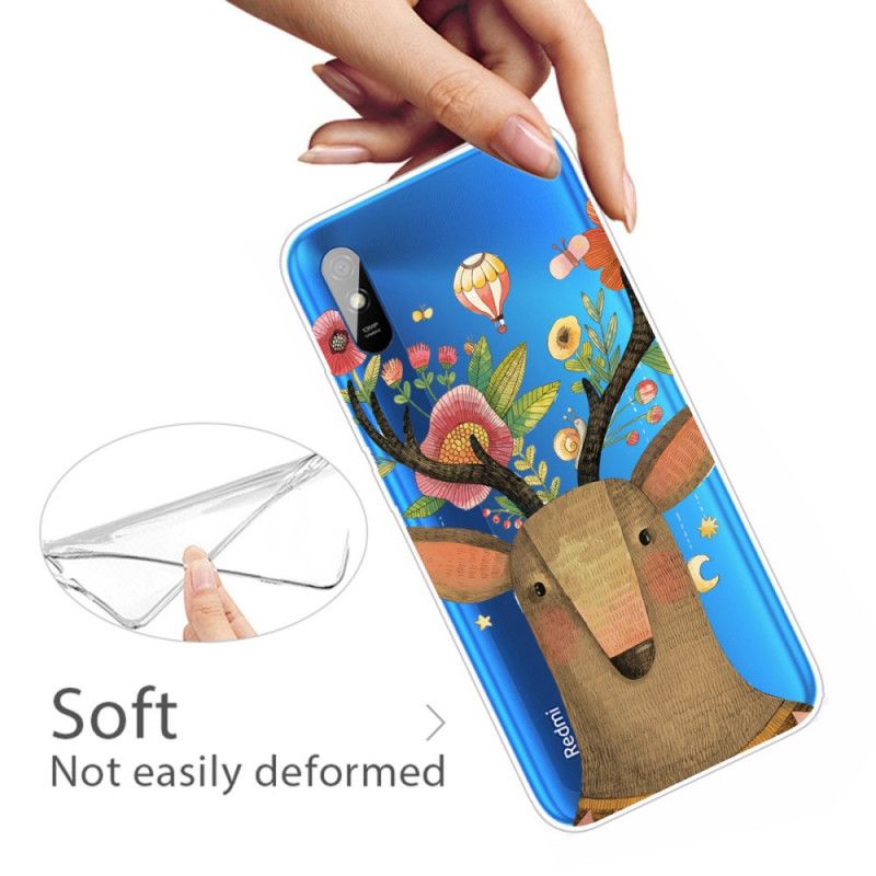 Futerały Xiaomi Redmi 9A Etui na Telefon Plemienne Jelenie