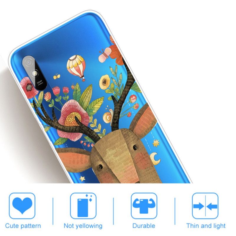 Futerały Xiaomi Redmi 9A Etui na Telefon Plemienne Jelenie