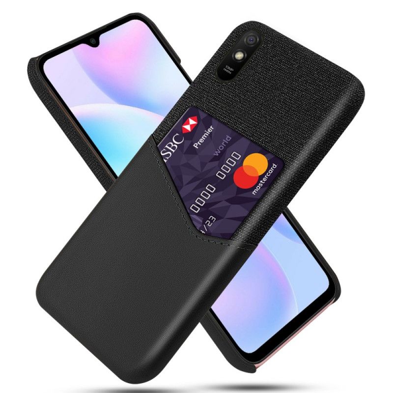 Futerały Xiaomi Redmi 9A Szary Czarny Posiadacz Karty Ksq