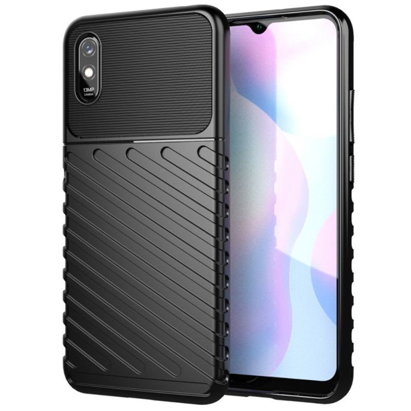 Futerały Xiaomi Redmi 9A Zielony Czarny Seria Grzmotów