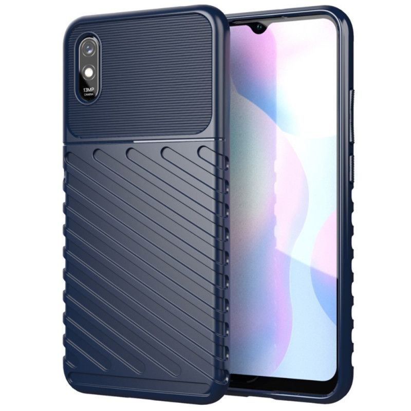 Futerały Xiaomi Redmi 9A Zielony Czarny Seria Grzmotów